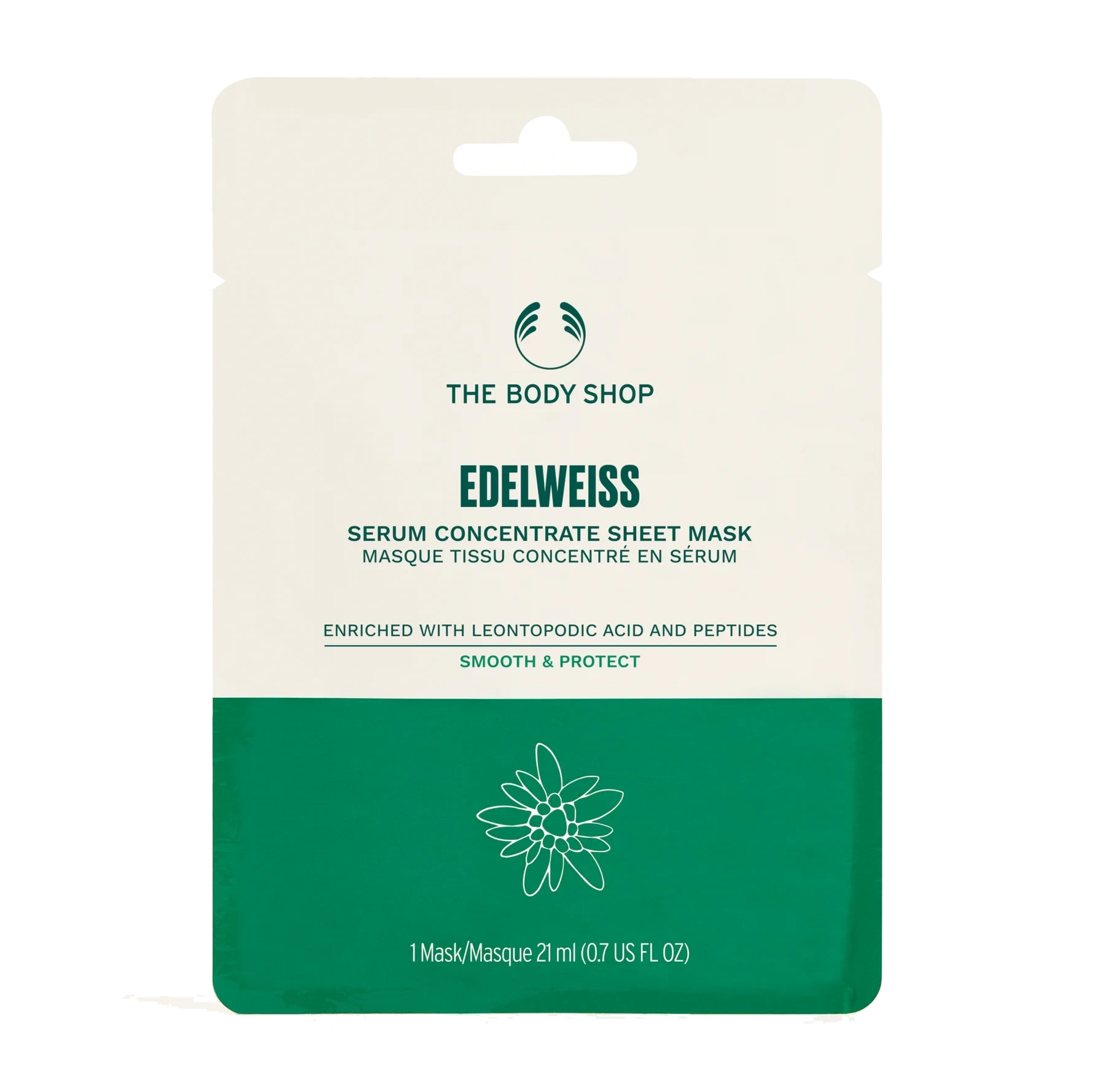 THE BODY SHOP Edelweiss Serum Concentrate Sheet Mask 21 ml