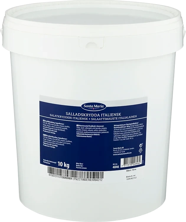 Italiensk Salatkrydder 10 kg Santa Maria