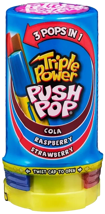 Bazooka Triple Power Push Pop