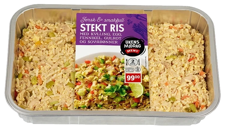 Stekt Ris 750g Meny