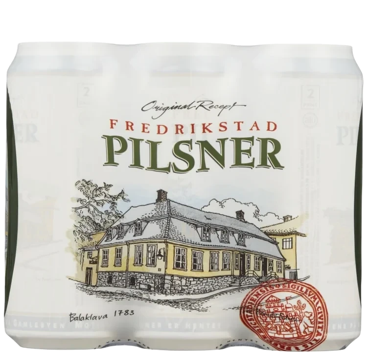 Fredrikstad Pils 0,5lx6 boks