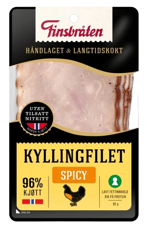 Kyllingfilet Spicy 90g Finsbråten