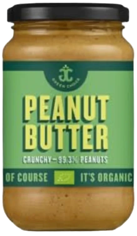 Peanøttsmør Crunchy 350g Green Choice