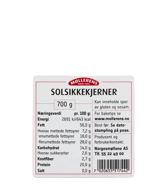 Solsikkekjerner  700g