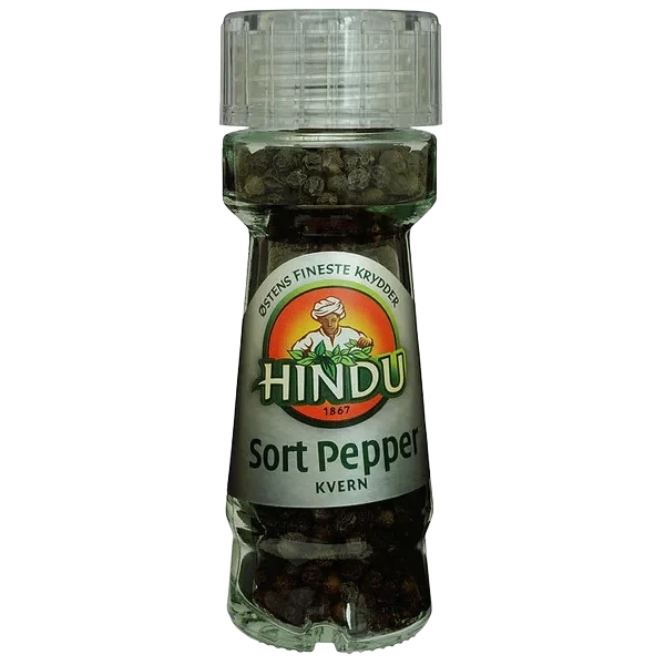 Hindu Pepper Sort Kvern Glass