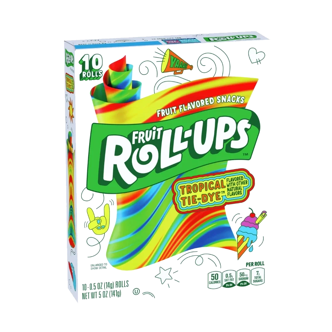 Fruit Roll-Ups Tropical Tie-Dye 141 g