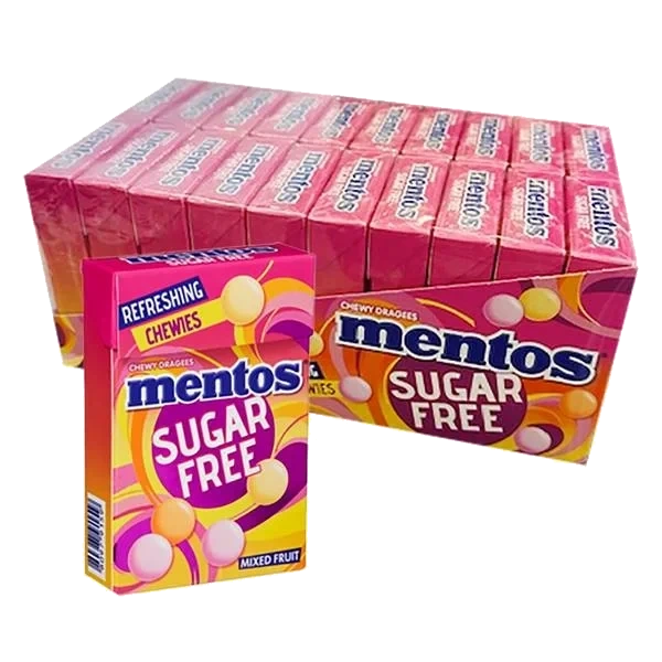 Mentos Sugarfree (Kartong 20 stk)