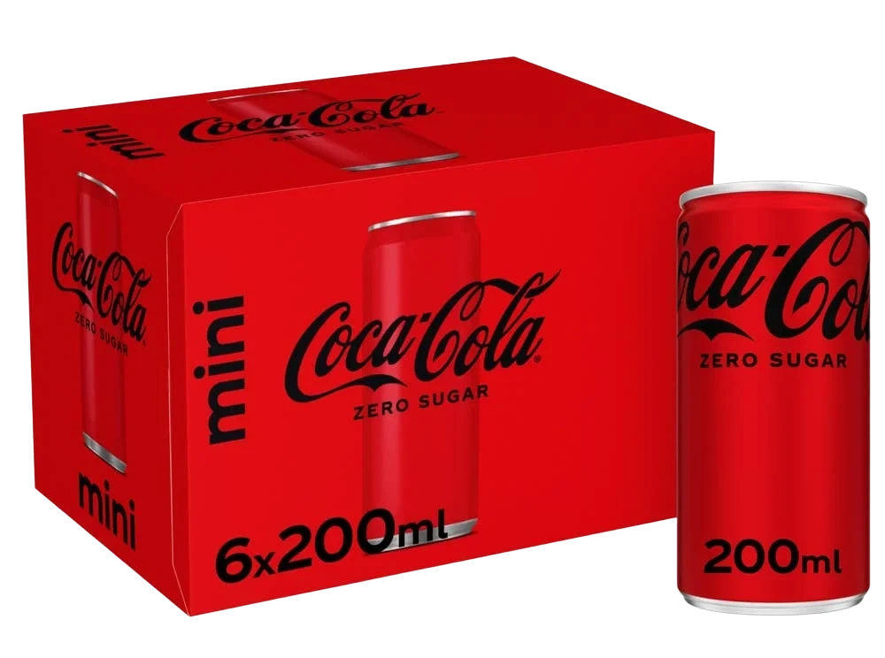 Coca-Cola Mini Zero 6-pack