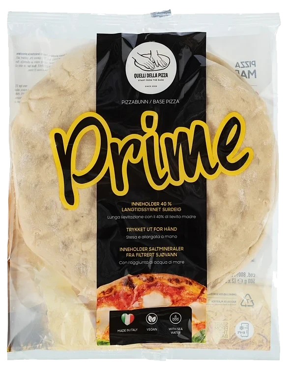 Pizzabunn prime ø30cm 2x250g