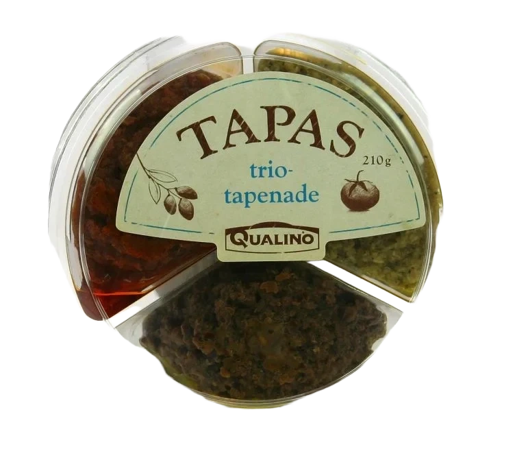Tapenade Trio 210g Tapas Qualino