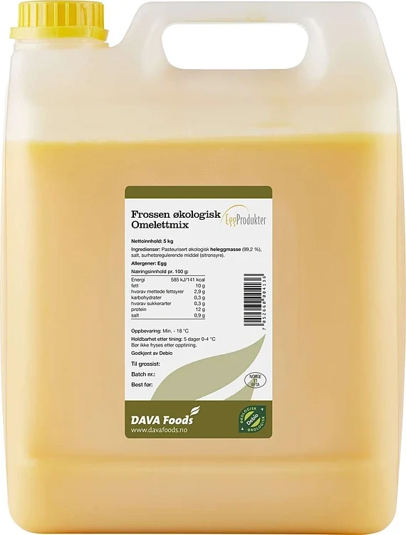 Omix Øko Frossen 2x5 kg Eggprodukter