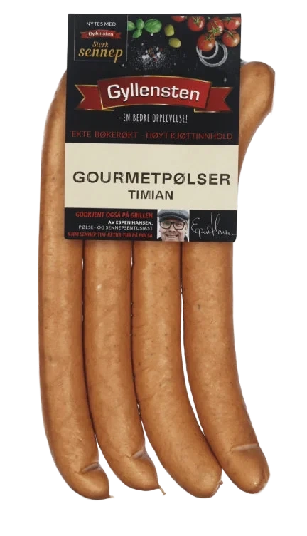 Gourmetpølse Timian 360g Gyllensten