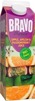 BRAVO Juice Äpple/Apelsin/Passionsfrukt