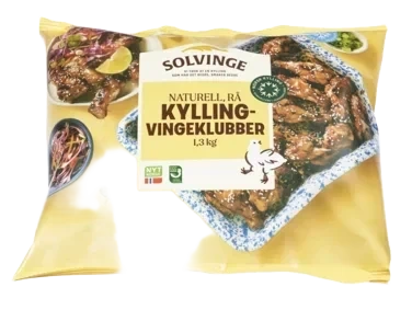 Kylling vingeklubber 1,3kg