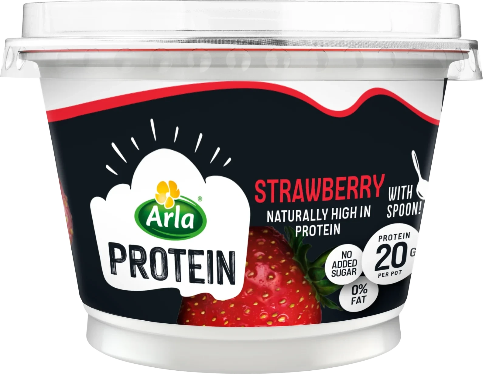 Protein kvarg jordgubb laktosfri