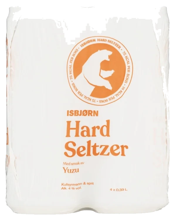 Mack Isbjørn Hard Seltzer Yuzu 0,33lx4 boks