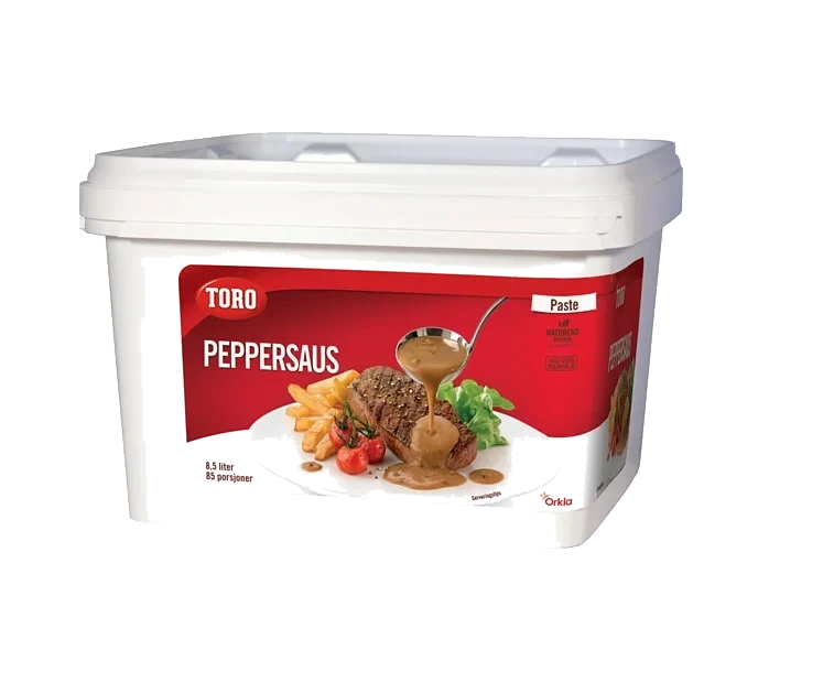 Peppersaus pastøs 8l   0,9kg