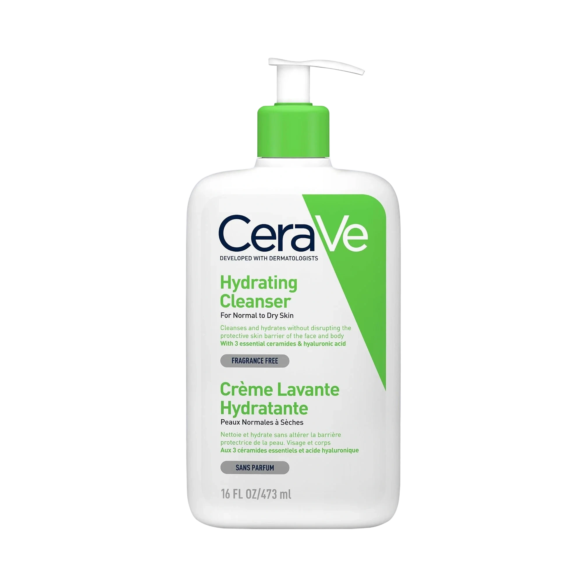 CeraVe Hydrating Cleanser, 473 ml