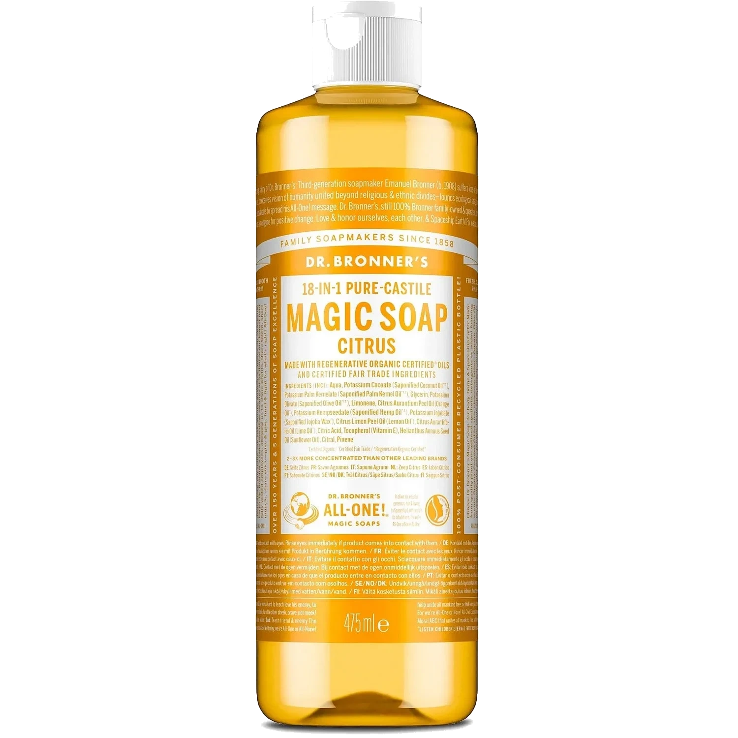 Dr. Bronner's Pure Castile Liquid Soap