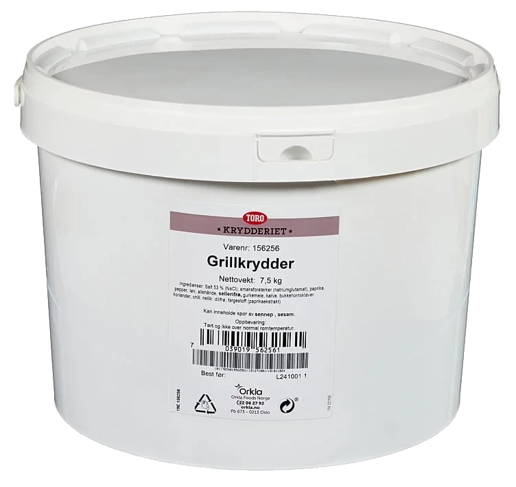 Grillkrydder  7,5kg