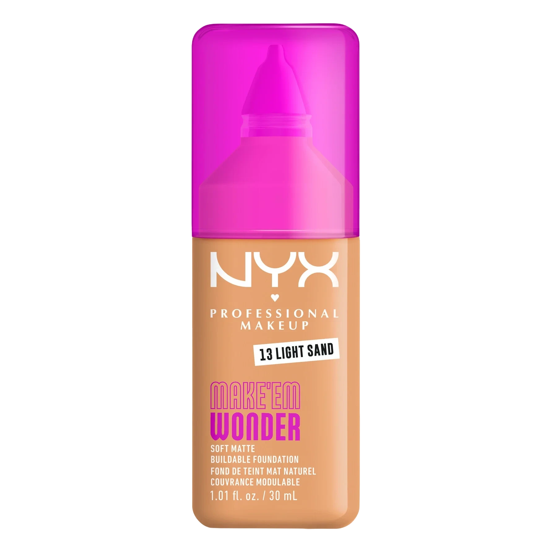 NYX PROFESSIONAL MAKEUP Make Em Wonder Foundation 13 Light Sand