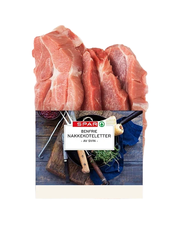 Svin Nakkekotelett 4pk Spar