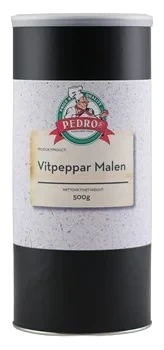 Vitpeppar malen