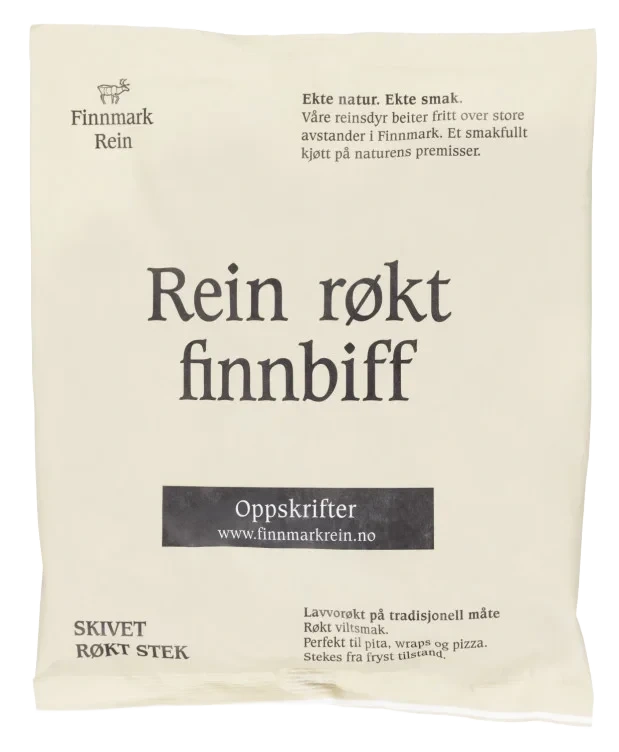 Rein Røkt Finnbiff 300g Finnmark Rein