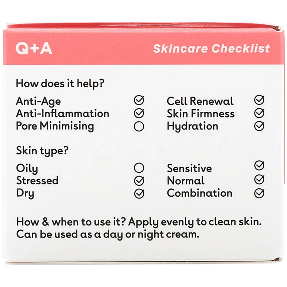 Q+A Collagen Face Cream, 50 g