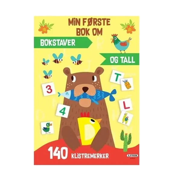 Aktivitetsbok - Min Første Bok om Bokstaver og Tall