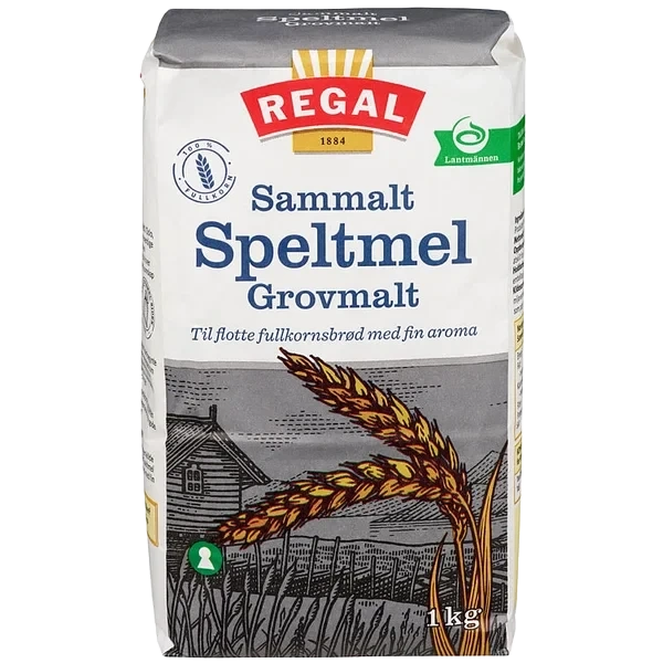 Sammalt Speltmel Grovt 1kg Regal