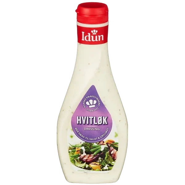 Hvitløksdressing 440g Idun