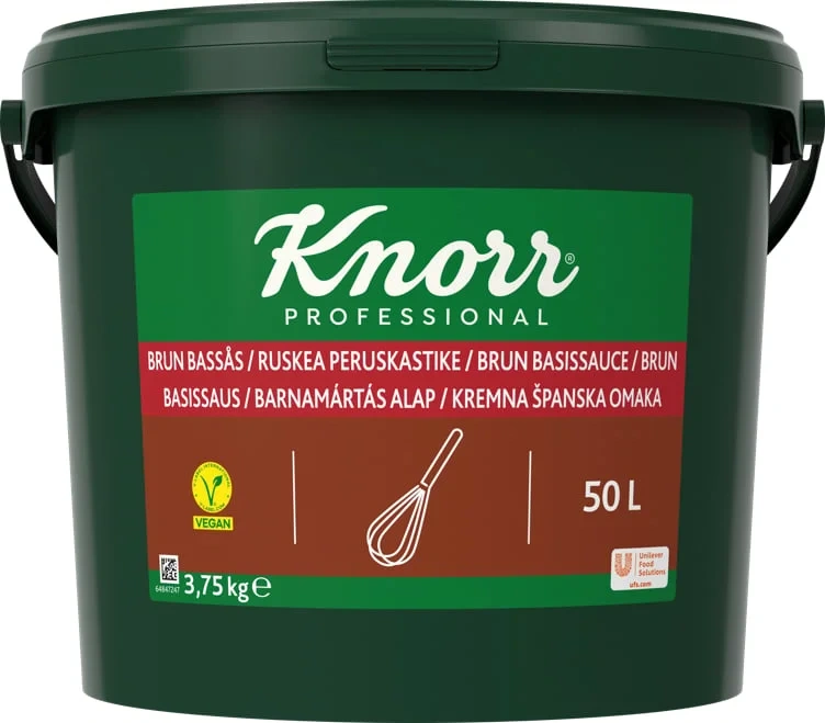 Brun basissaus pulver 3,75kg  50l