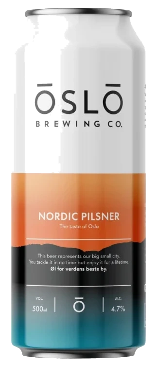 Nordic Pilsner 0,5l boks Oslo Brewing