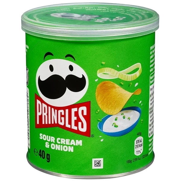 Pringles Sour Cream&onion 40g Eske 12stk