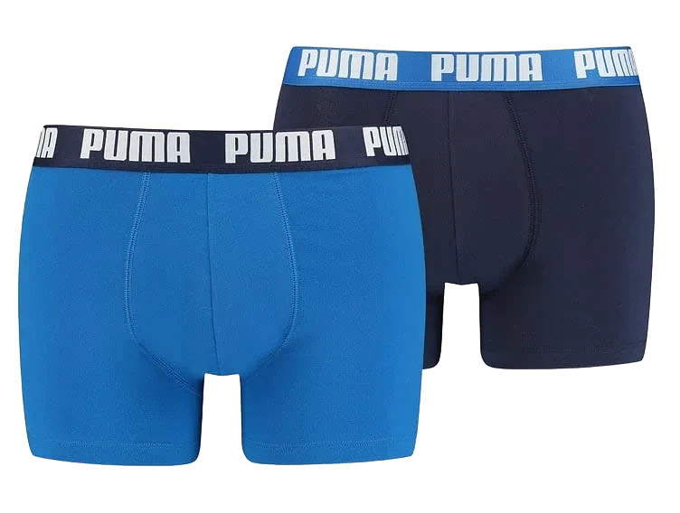 Boxer Basic Herre 2pk Blue/Navy Xxl Puma