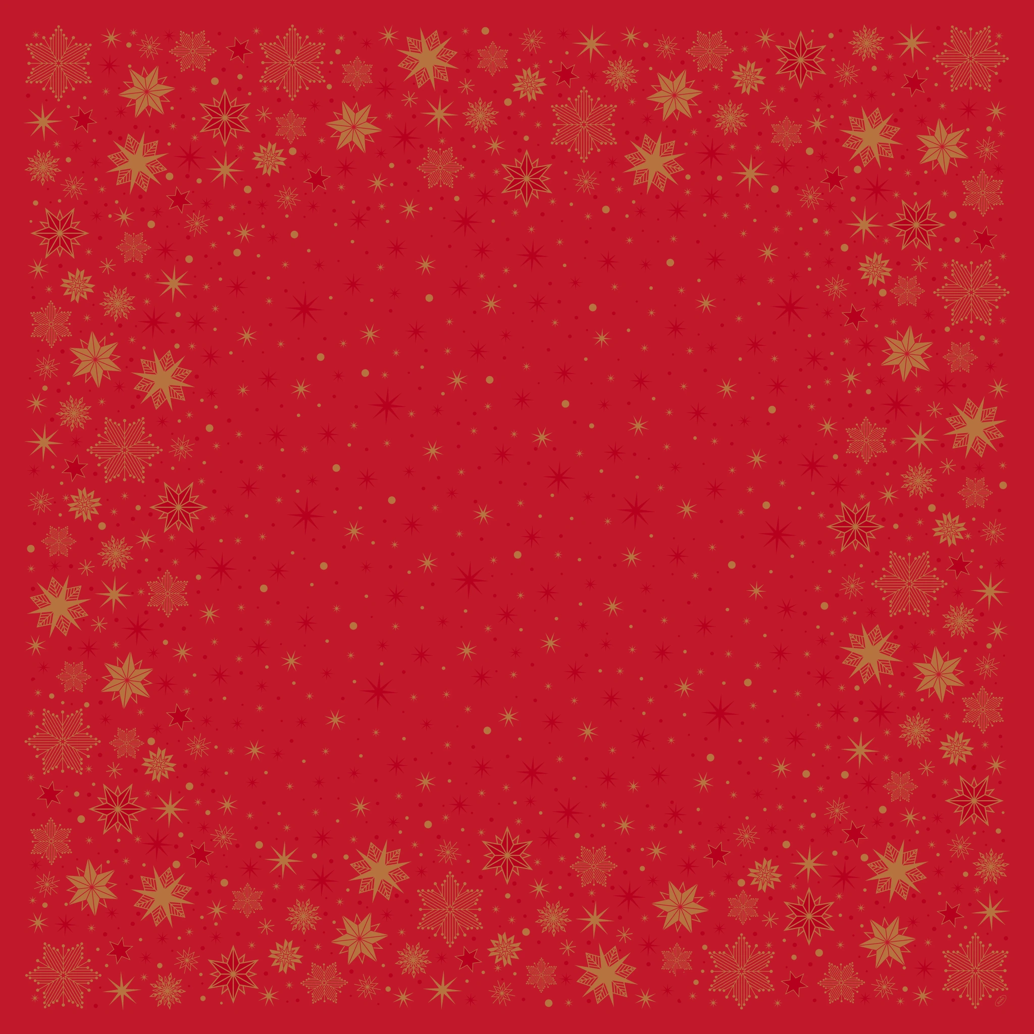 DUNI AS Snippduk Dunisilk 84x84cm Stargazing Red