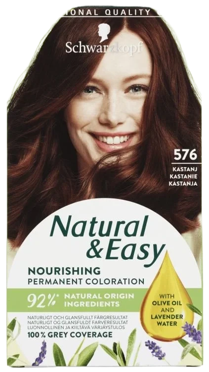 Natural & Easy 576 Kastanje Hårfarge