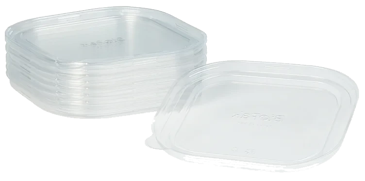 Lokk brick large rpet gjennomsiktig 1200ml  40stk