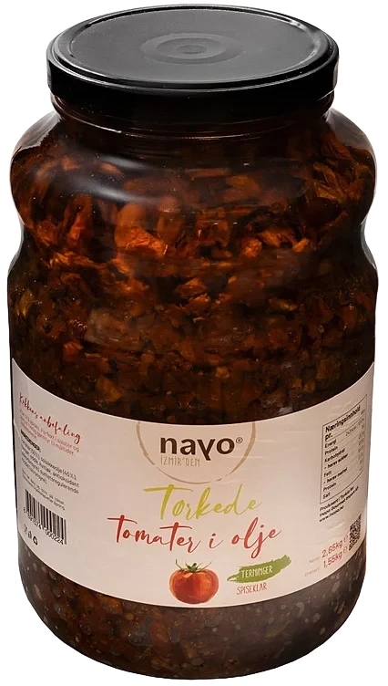 Soltørkede Tomater i Olje, Terninger 2650g