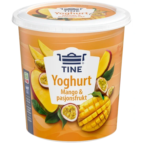 Tine Yoghurt Mango & Pasjonsfrukt 850 G