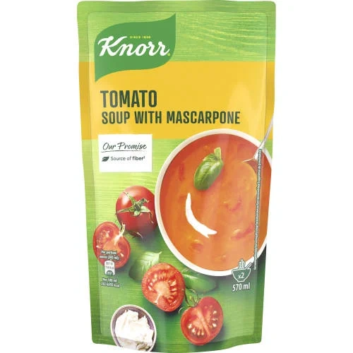 Knorr Tomatsuppe m/Mascarpone & Soltørkede Tomater Våt 570ml Knorr