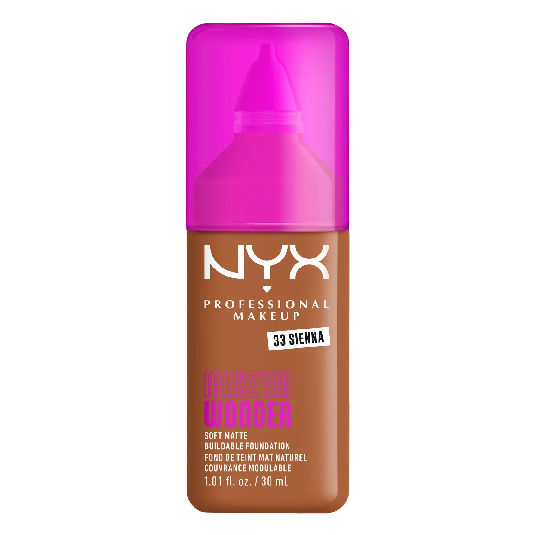 NYX PROFESSIONAL MAKEUP Make Em Wonder Foundation 33 Sienna