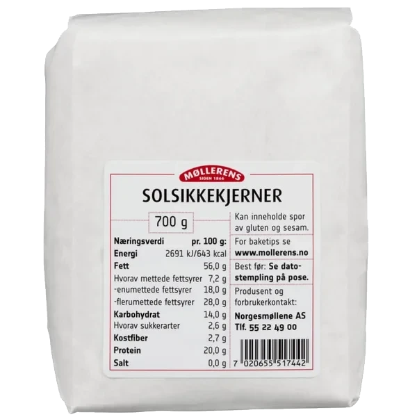 Solsikkekjerner 700g Møllerens