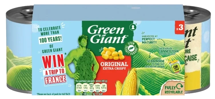 Green Giant Extra Crispy Mais (3x160g)