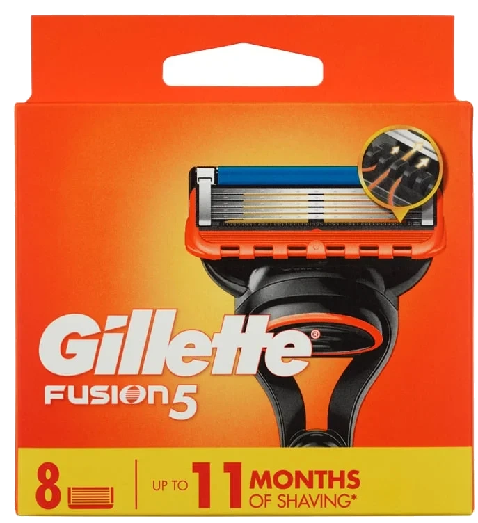 Barberblad Fusion5 8stk Gillette