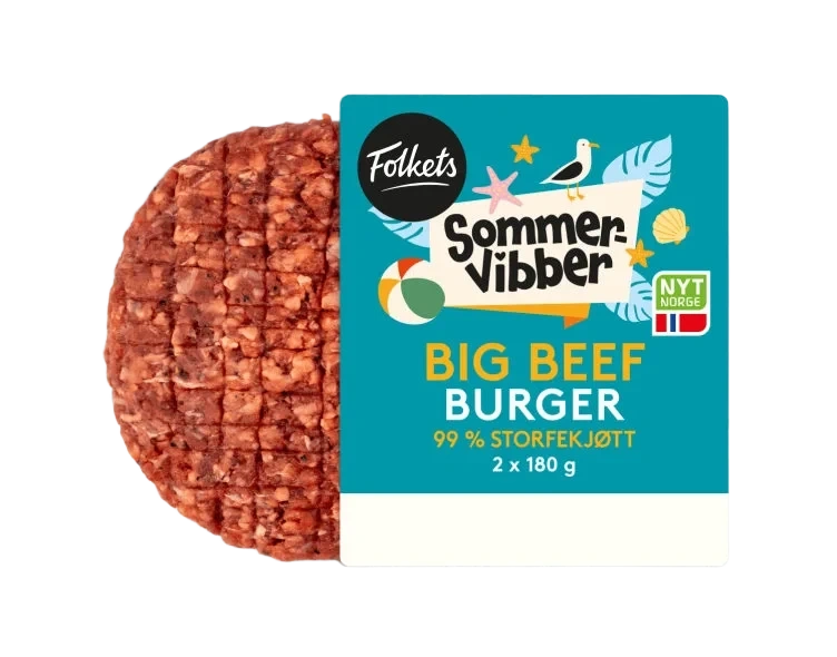 Burger Big Beef 2x180g Sommervibber