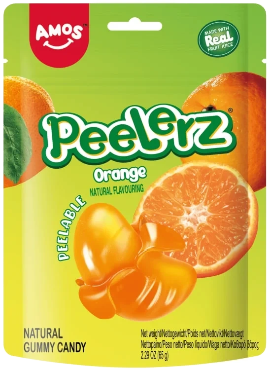 Peelerz Gummy Orange 65g Amos