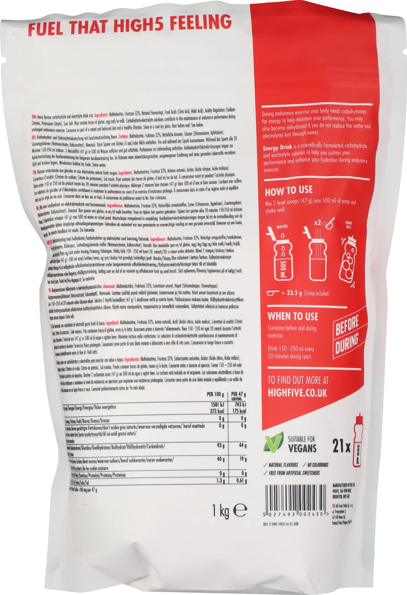 Energy Drink Berry
