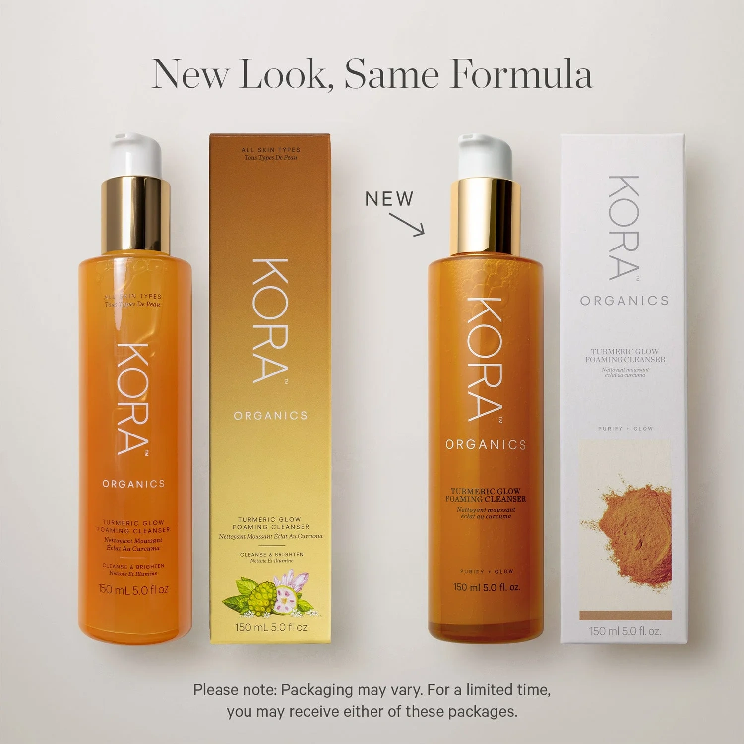 Kora Organics Turmeric Glow Foaming Face Cleansing Gel 150 ml
